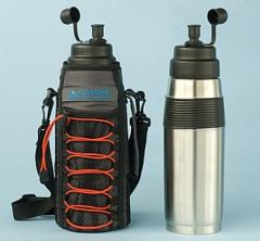 AQUATOMIC Stainless Steel Water Bottle with Insulated Magnetic Carrier 